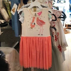 Little Girl-Flamingo 3T Isaac Mizrahi Dress- New